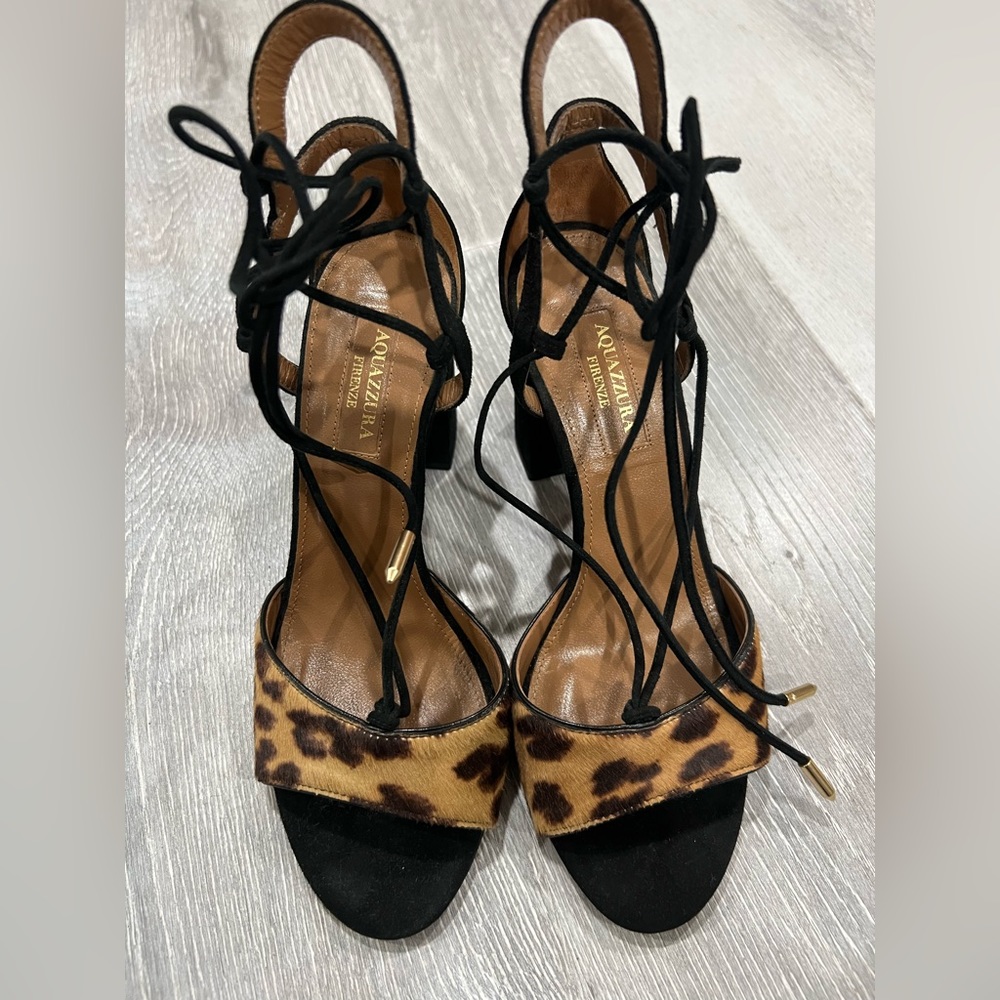 Aquazzura lace up sandals size 36